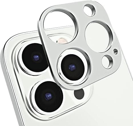 Предпазна плочка за камерата на iPhone 13 Pro, iPhone 13 Pro Max - SwitchEasy LenShield Aluminum Camera Lens Protector (сребрист)