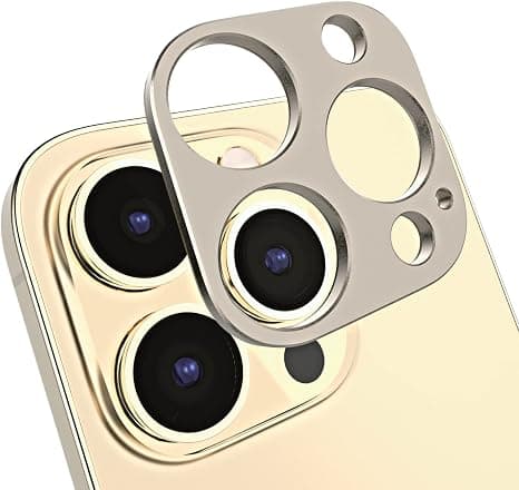 Предпазна плочка за камерата на iPhone 13 Pro, iPhone 13 Pro Max - SwitchEasy LenShield Aluminum Camera Lens Protector (златист)