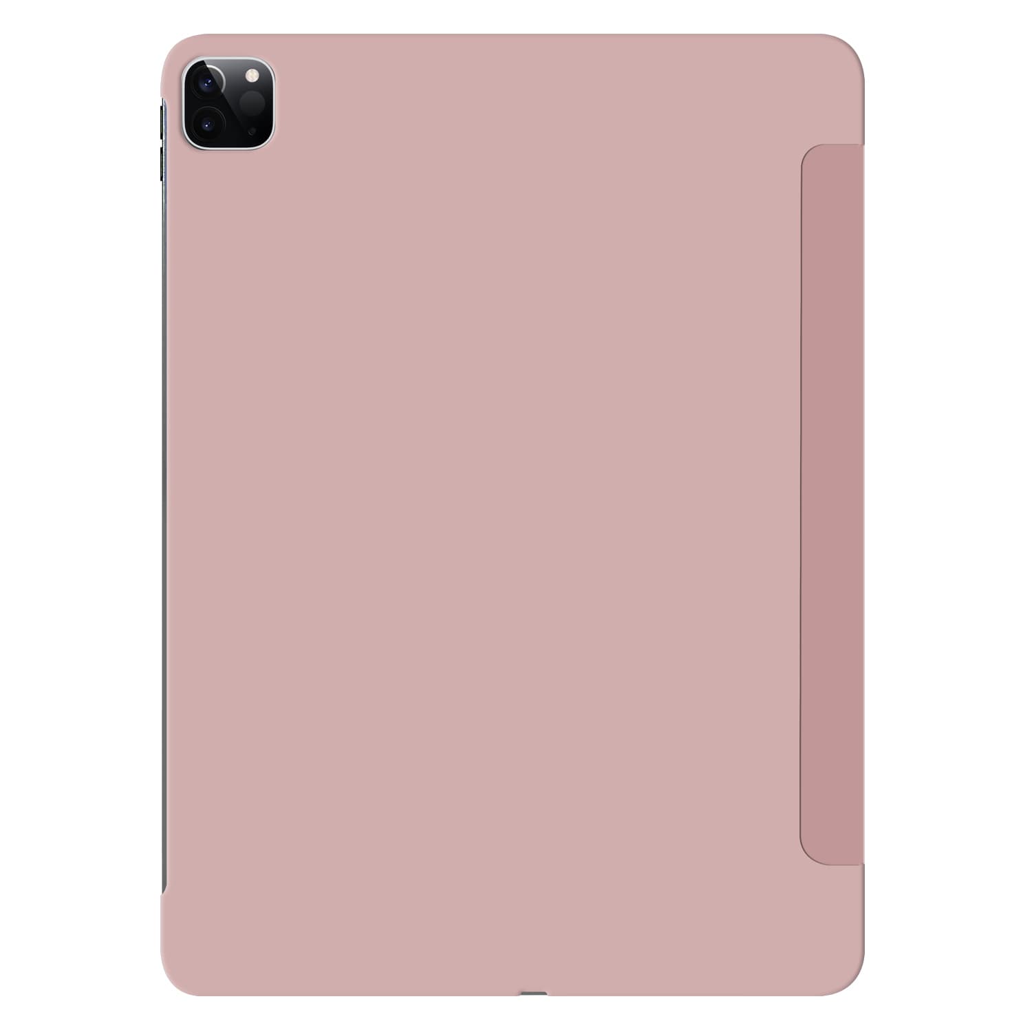 Полиуретанов калъф и поставка за iPad Pro 12.9 (2018), iPad Pro 12.9 (2020) - Macally Stand Case (розов)
