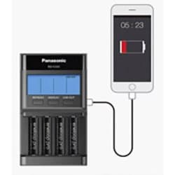 ЗАРЯДНО УСТРОЙСТВО ЗА БАТЕРИИ + СМАРТФОН PROF CHARG LCD SCREEN EMPTY BQ-CC65E ENELOOP