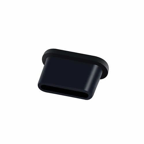 Силиконова тапа против прах за устройства с USB-C порт - USB-C Dust Plug (черна)