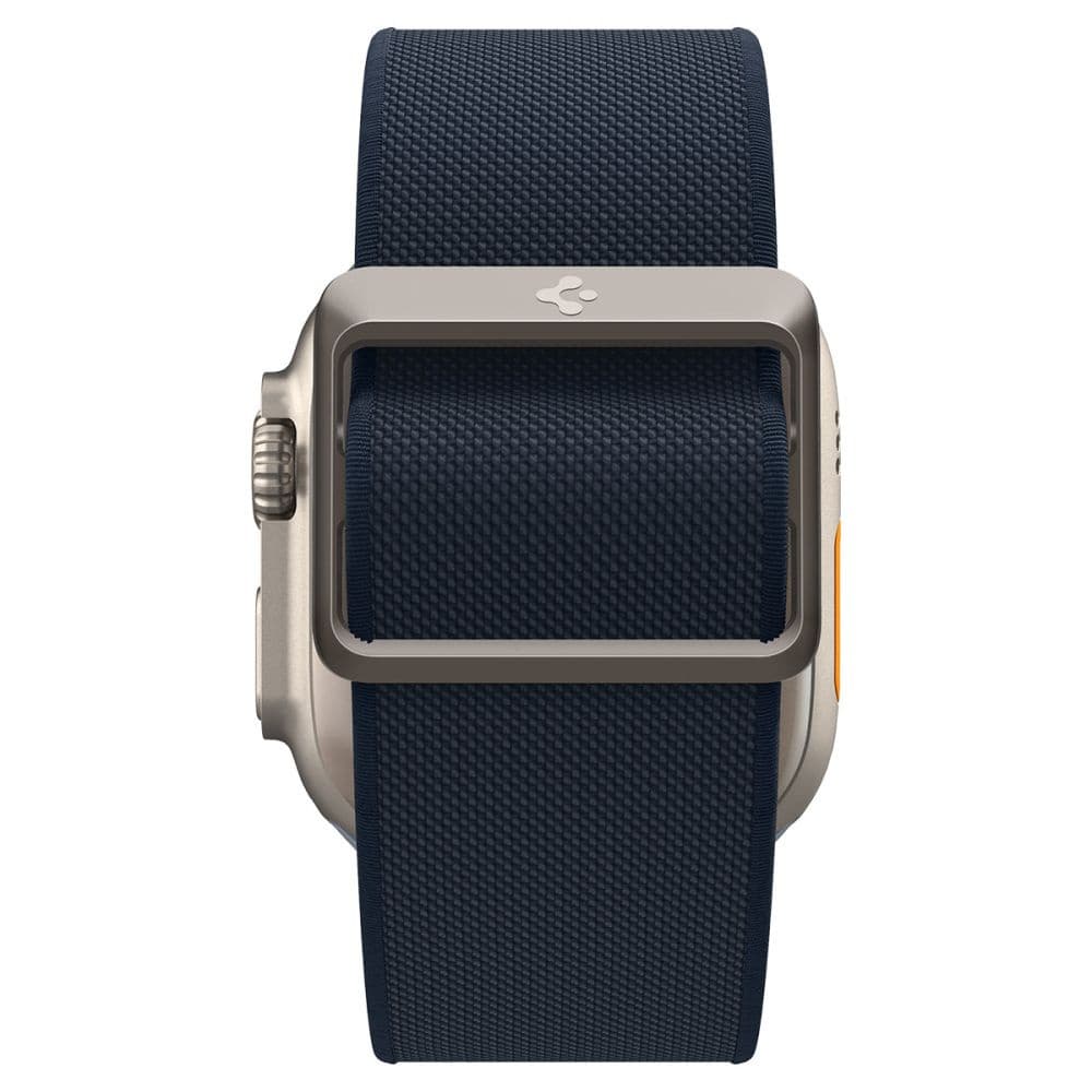 Лека текстилна каишка за Apple Watch 42мм, 44мм, 45мм, 46мм, Ultra 49мм - Spigen Lite Fit Ultra Watch Band (тъмносин)