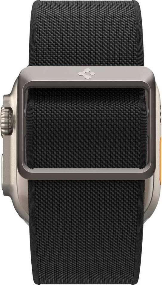 Лека текстилна каишка за Apple Watch 42мм, 44мм, 45мм, 46мм, Ultra 49мм - Spigen Lite Fit Ultra Watch Band (черен)