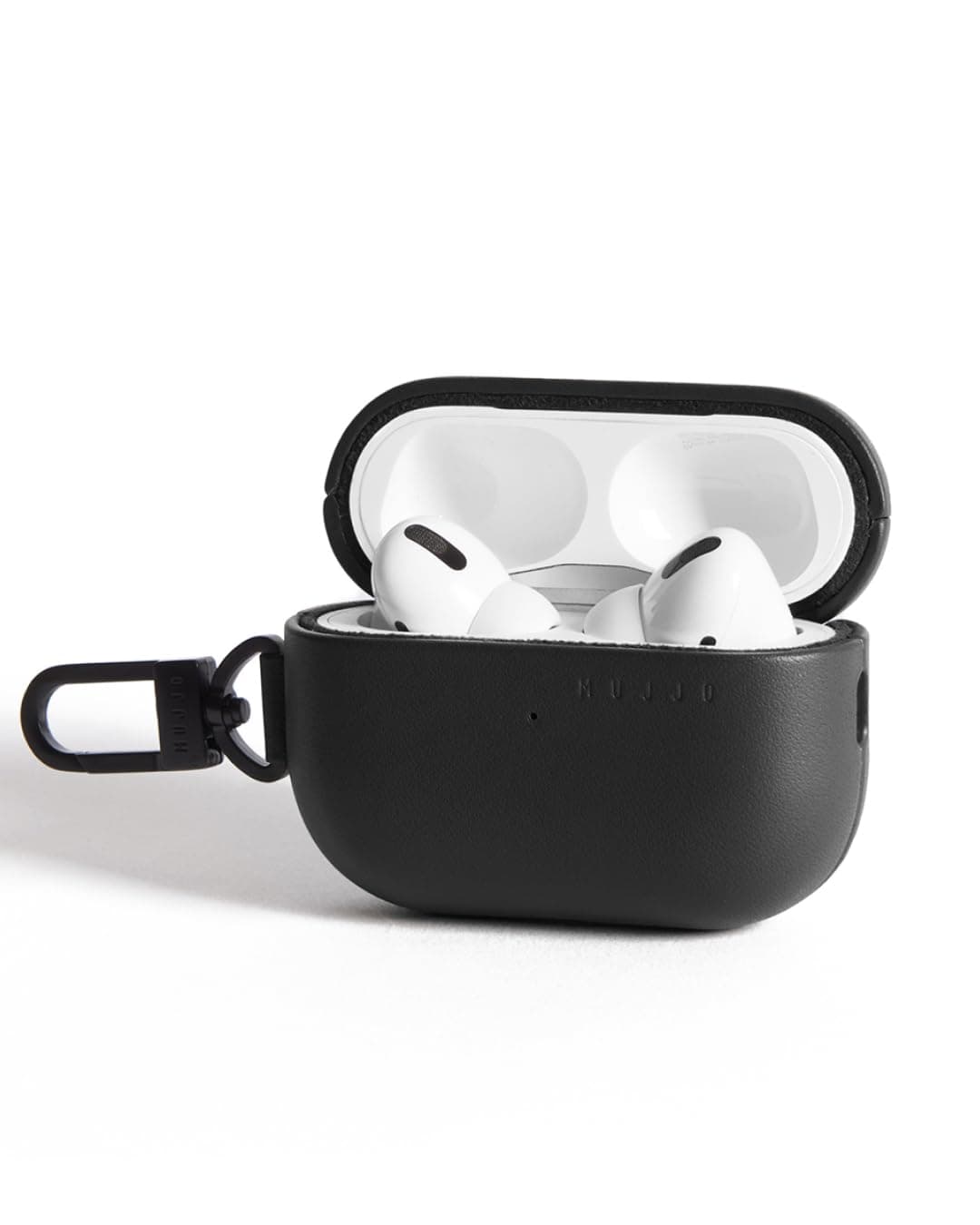 Кожен (естествена кожа) кейс за Apple Airpods Pro 2 - Mujjo Echelon Leather Case (черен)