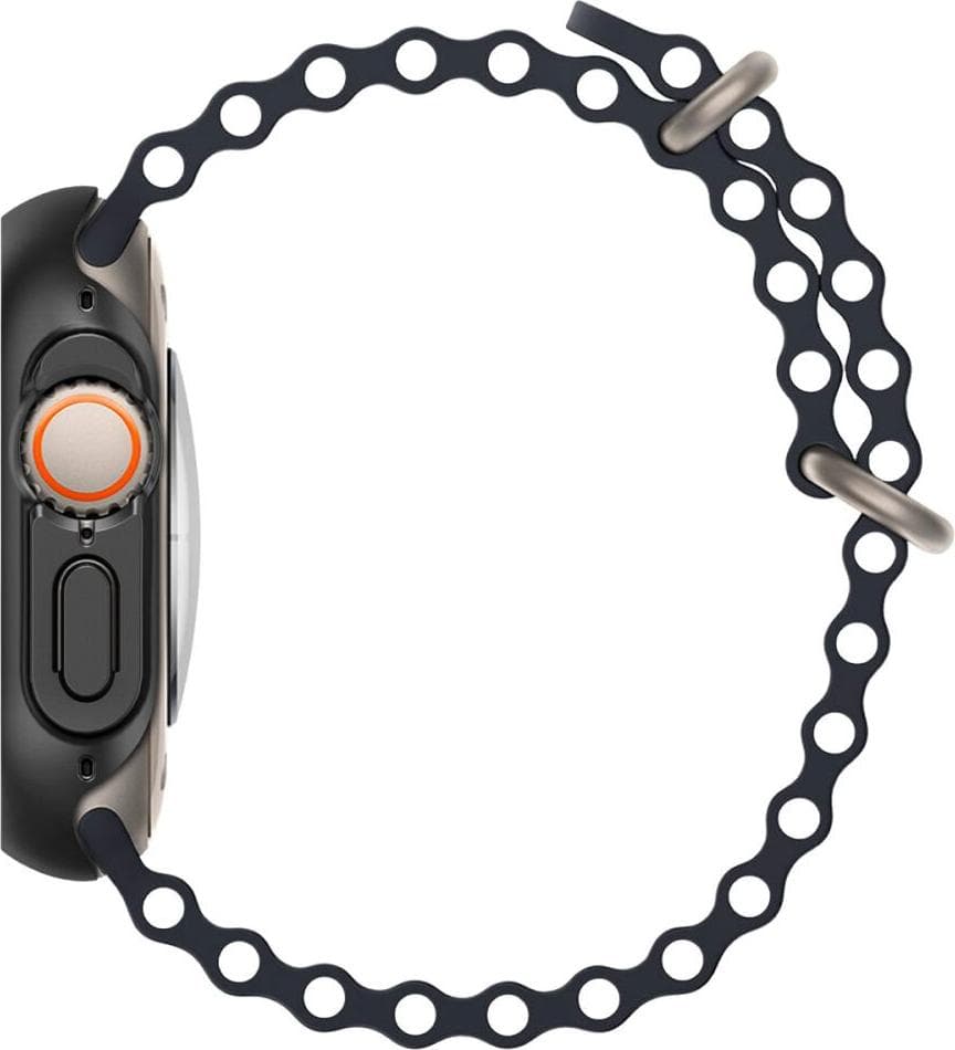 Качествен твърд кейс за Apple Watch Ultra, Ultra 2, Ultra 3 49мм - Spigen Thin Fit Case (черен)