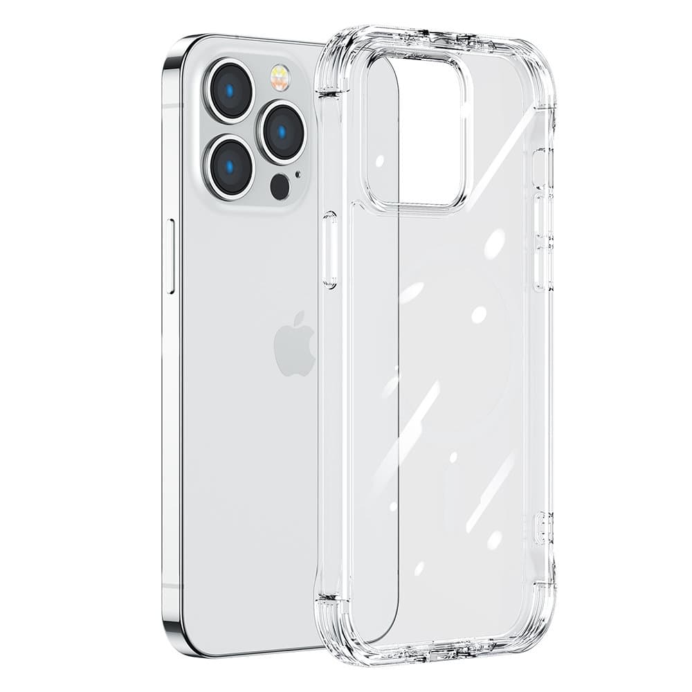 Хибриден удароустойчив кейс с вградена поставка за iPhone 14 Pro Max - Joyroom Defender Series Case (JR-14H4) (прозрачен)