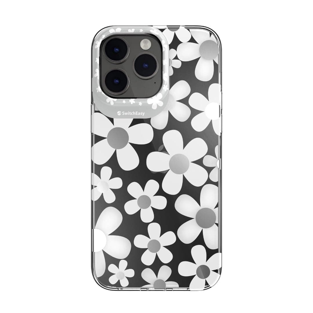 Дизайнерски хибриден удароустойчив кейс за iPhone 14 Pro Max (прозрачен) - SwitchEasy Artist Fleur Case