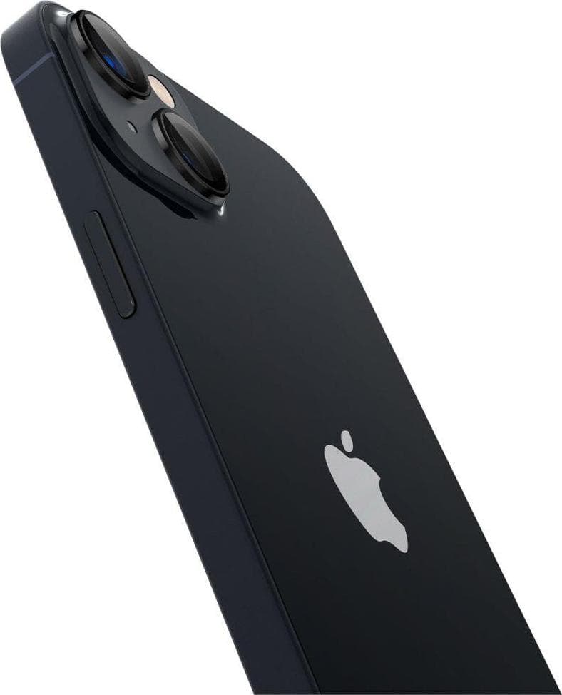 Комплект 2 броя предпазни стъклени лещи за камерата на iPhone 14, iPhone 14 Plus - Spigen Optik Pro tR Ez Fit Lens Protector (прозрачен)