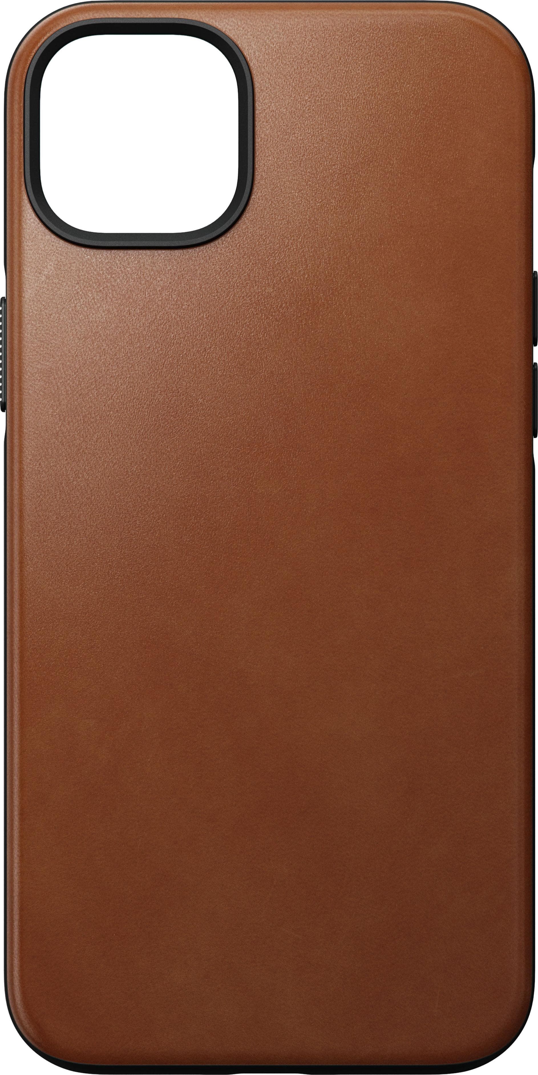 Кожен (естествена кожа) кейс с MagSafe за iPhone 14 Plus - Nomad Modern Leather MagSafe Case (кафяв)