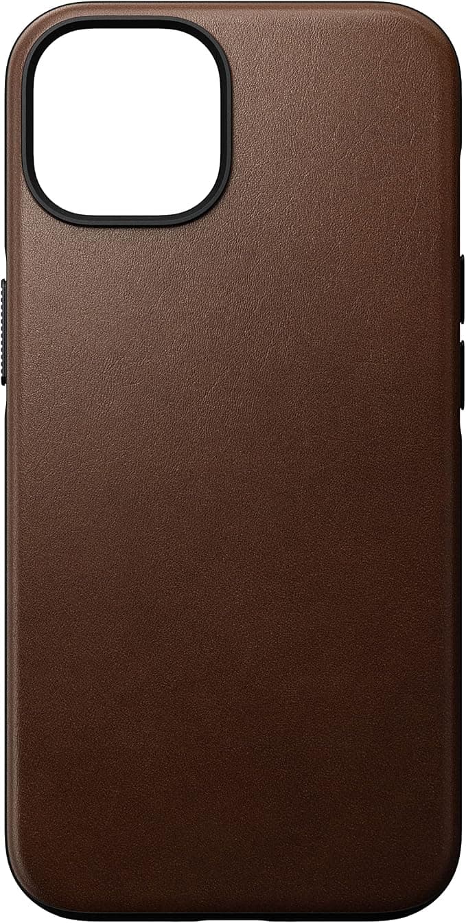 Кожен (естествена кожа) кейс с MagSafe за iPhone 14 - Nomad Modern Horween Leather MagSafe Case (кафяв)