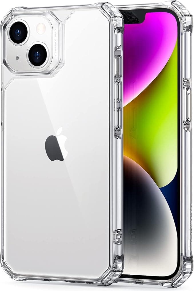 Хибриден удароустойчив кейс за iPhone 14 Plus - ESR Air Armor Case (прозрачен)