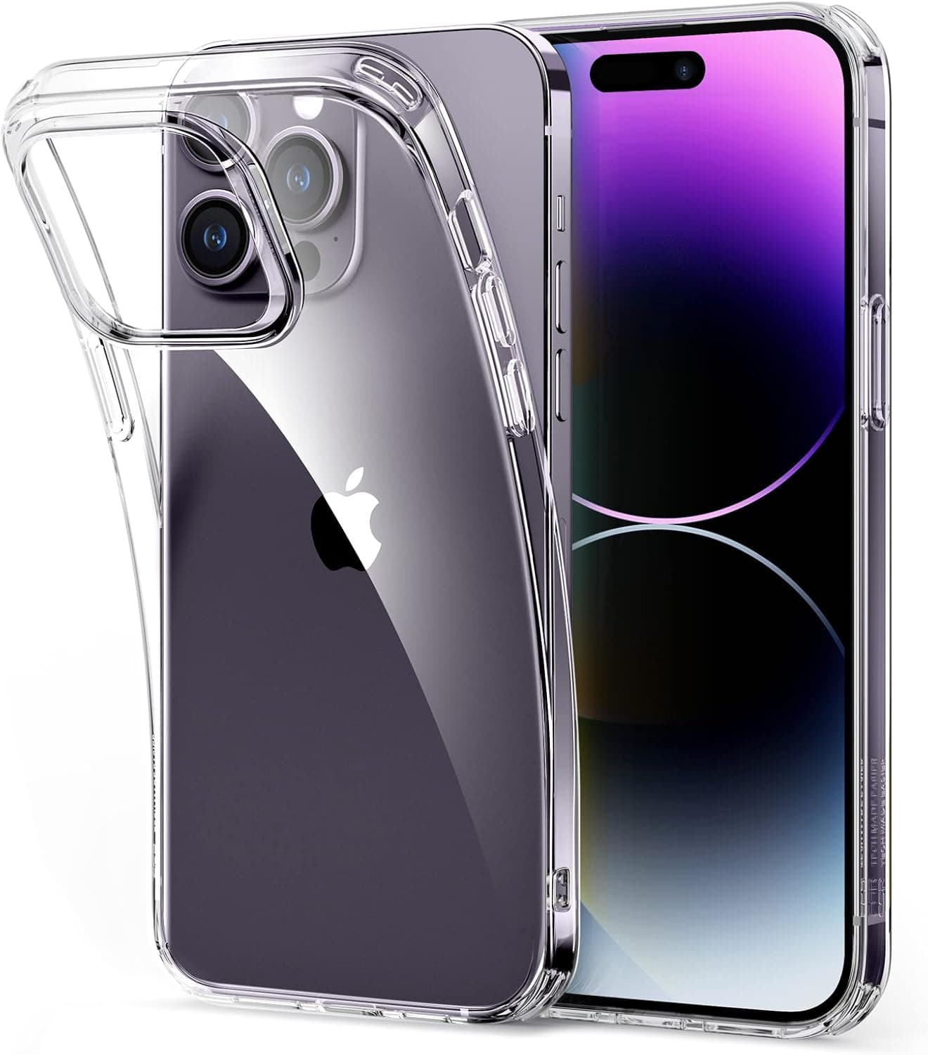 Силиконов (TPU) калъф за iPhone 14 Pro - ESR Project Zero Case (прозрачен)