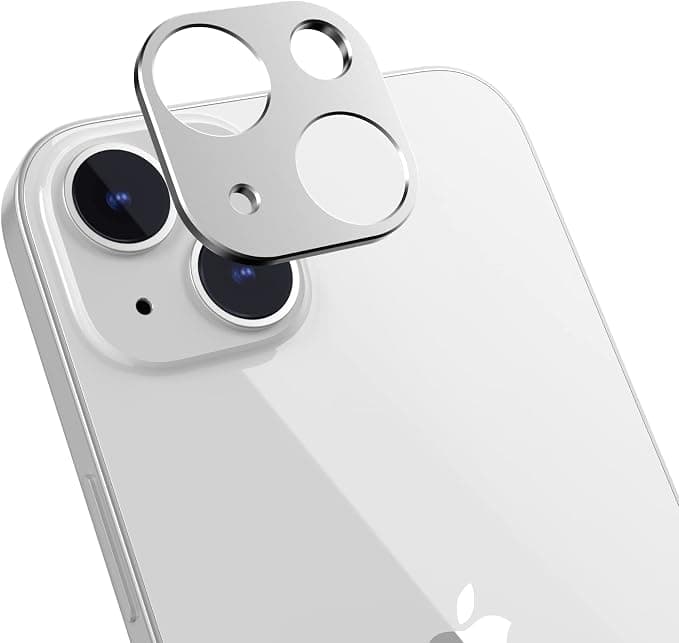 Предпазна метална плочка за камерата на iPhone 14, iPhone 14 Plus - SwitchEasy LenShield Aluminum Camera Lens Protector (сребрист)