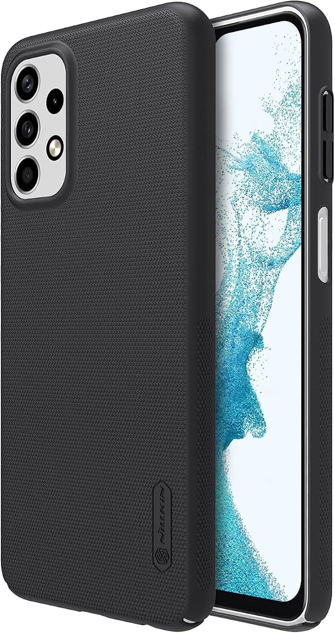 Поликарбонатов кейс за Samsung Galaxy A23 4G - Nillkin Super Frosted Shield Case (черен)