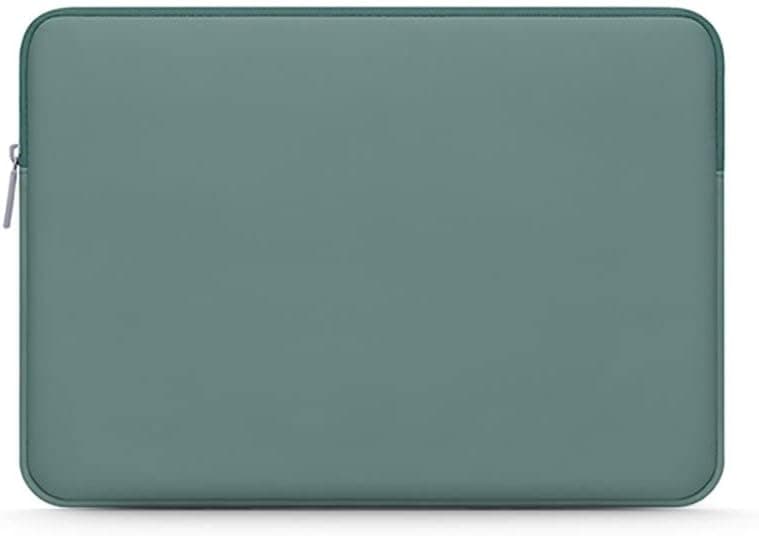 Неопренов калъф за MacBook Air 13, MacBook Pro 13, MacBook Pro 14 и лаптопи до 14 инча - Tech-Protect Pureskin Laptop Sleeve (зелен)