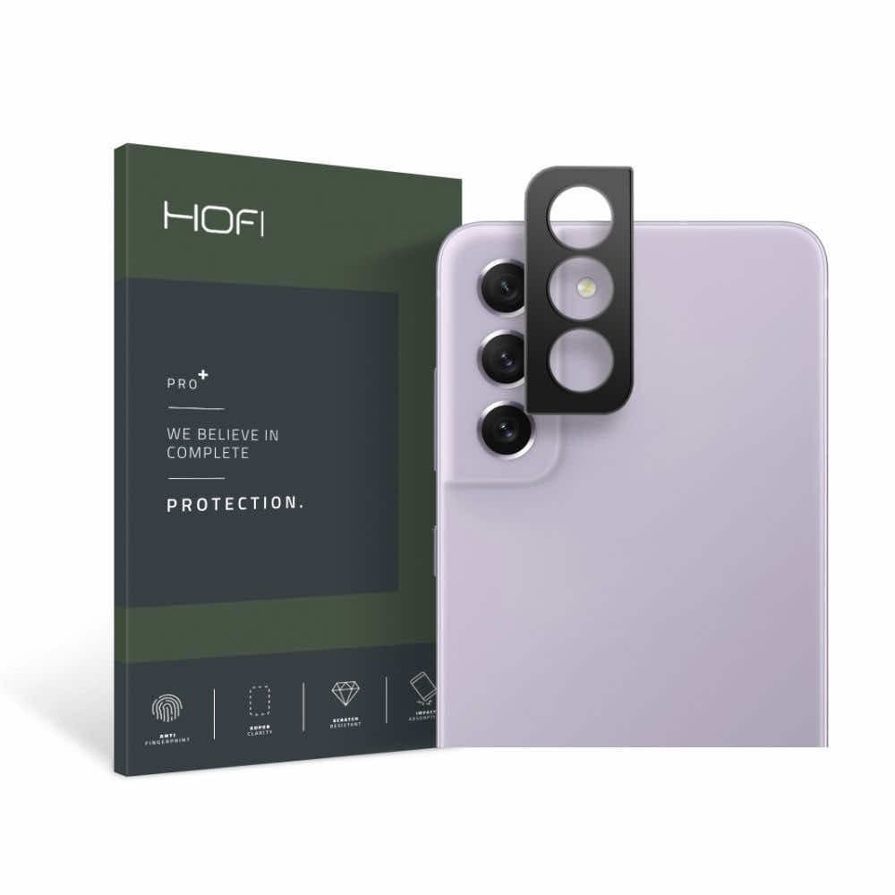Предпазна метална плочка за камерата на Samsung Galaxy S22, Samsung Galaxy S22 Plus - Hofi AluCam Pro Plus Lens Protector (черен)