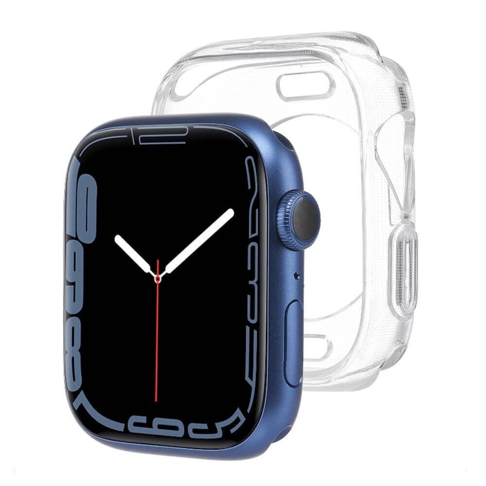 Силиконов (TPU) кейс за Apple Watch 7 45мм - CaseMate Tough Clear Bumper (прозрачен)