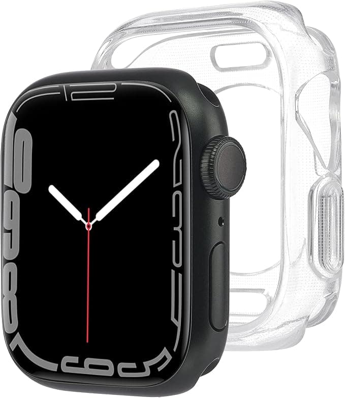 Силиконов (TPU) кейс за Apple Watch 7 41мм - CaseMate Tough Clear Bumper (прозрачен)