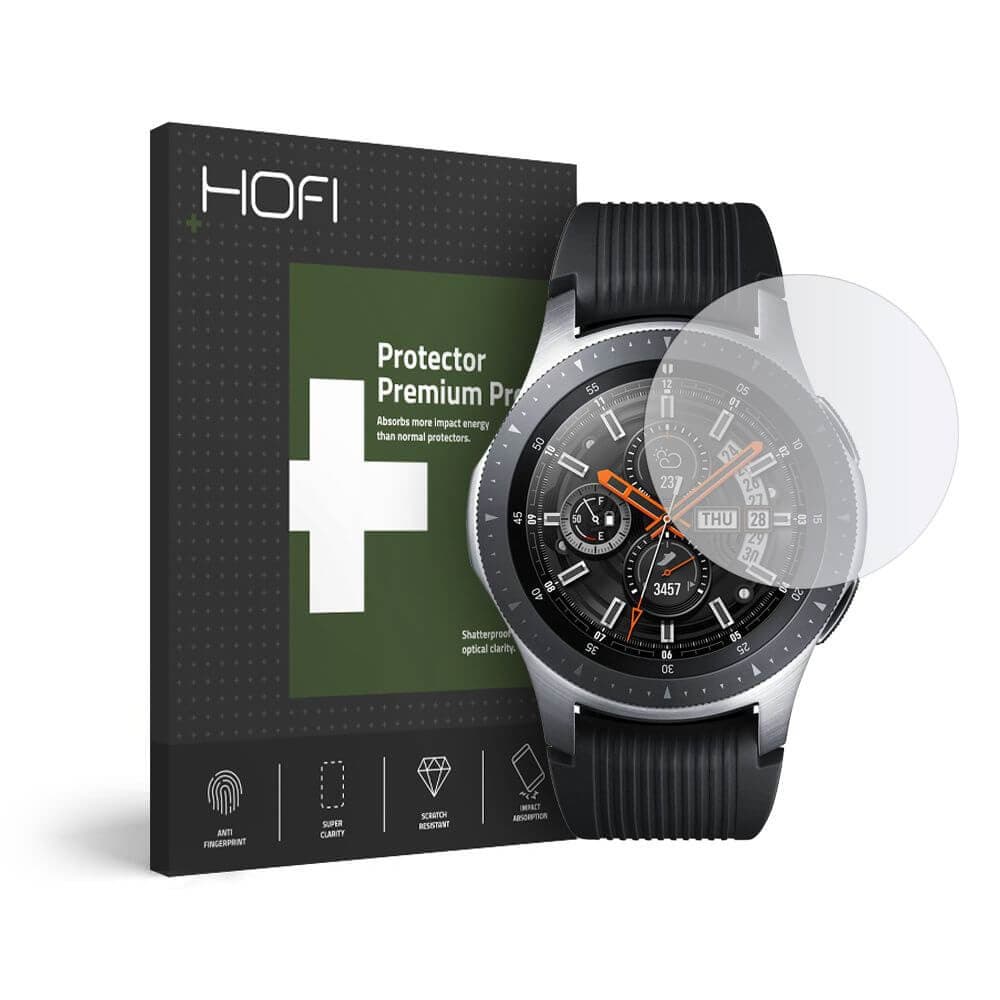 Калено стъклено защитно покритие на Samsung Galaxy Watch 46мм - Hofi Glass Pro Plus Screen Protector (прозрачен)