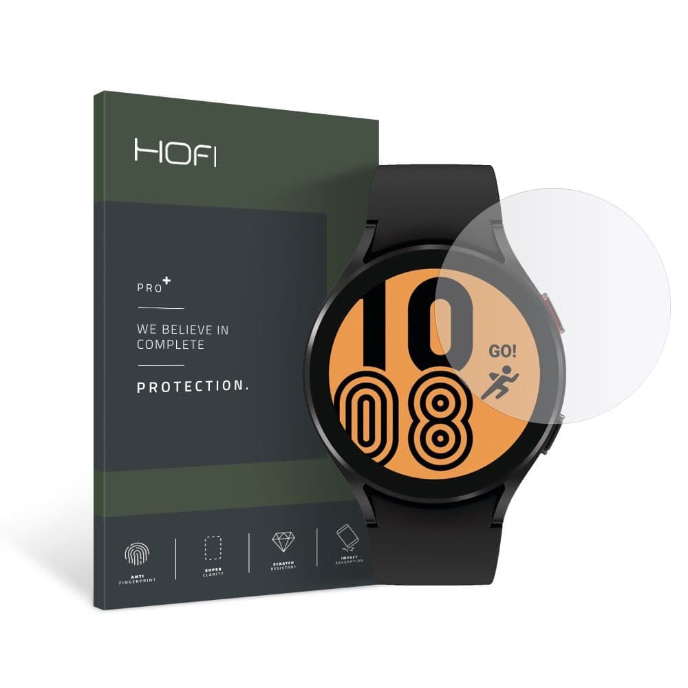 Калено стъклено защитно покритие на Samsung Galaxy Watch 4 44мм - Hofi Glass Pro Plus Screen Protector (прозрачен)