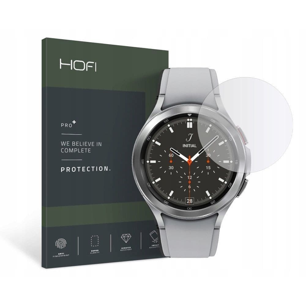 Калено стъклено защитно покритие на Samsung Galaxy Watch 4 Classic 46мм - Hofi Glass Pro Plus Screen Protector (прозрачен)