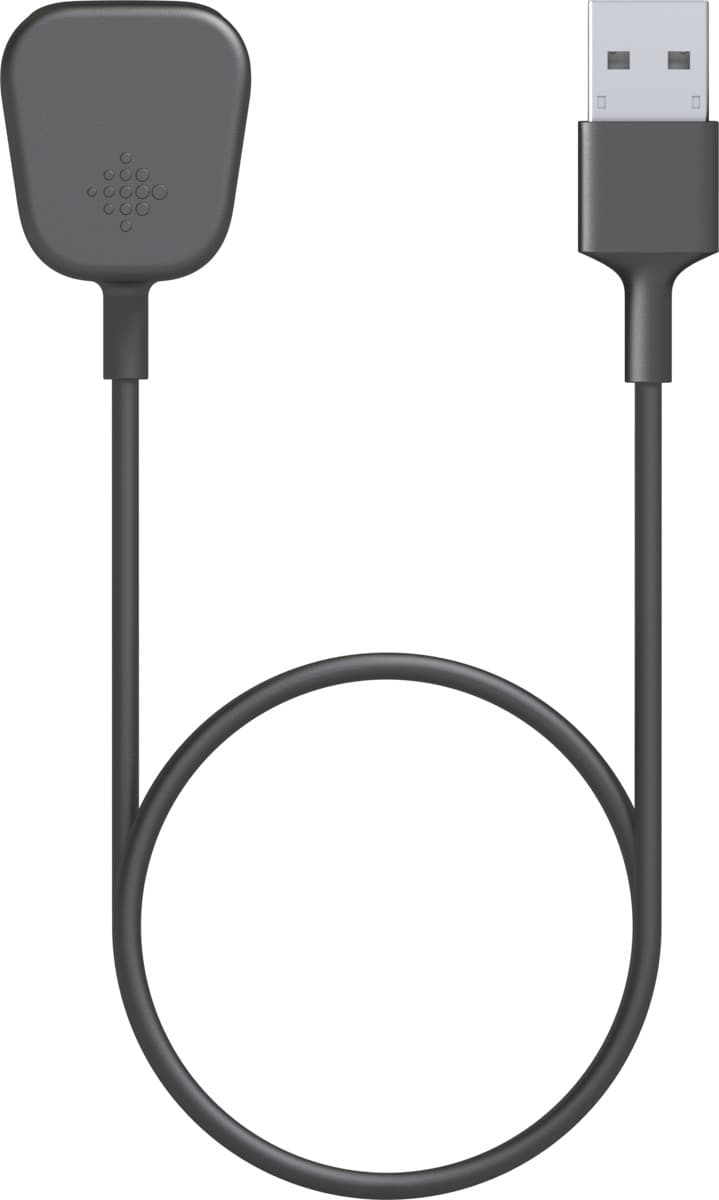 Оригинален захранващ USB кабел за Fitbit Charge 3 - Fitbit Charge 3 Charging Cable 42cm (сив)