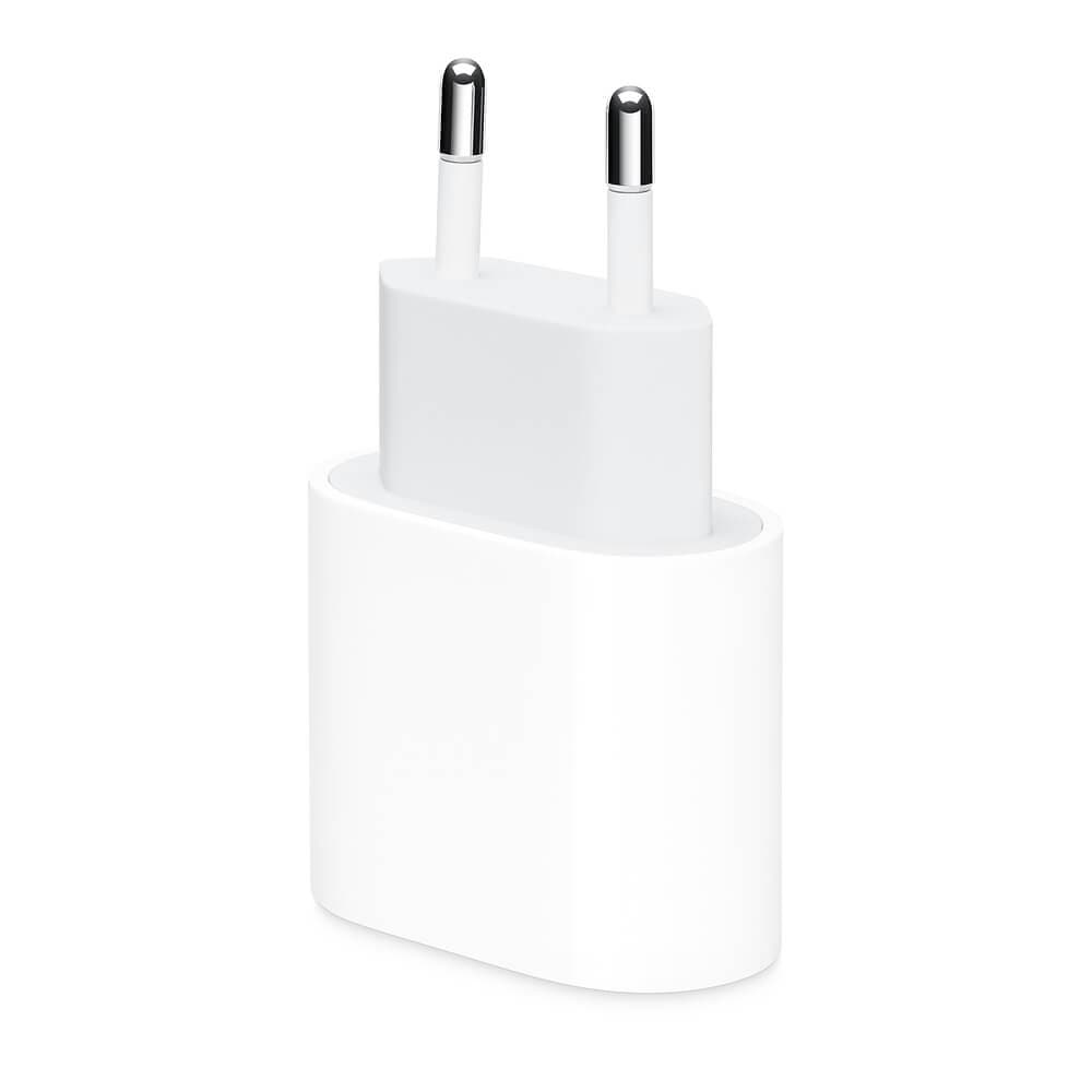 Оригинално захранване за iPhone, iPad и устройства с USB-C порт - Apple 20W USB-C Power Adapter (bulk)