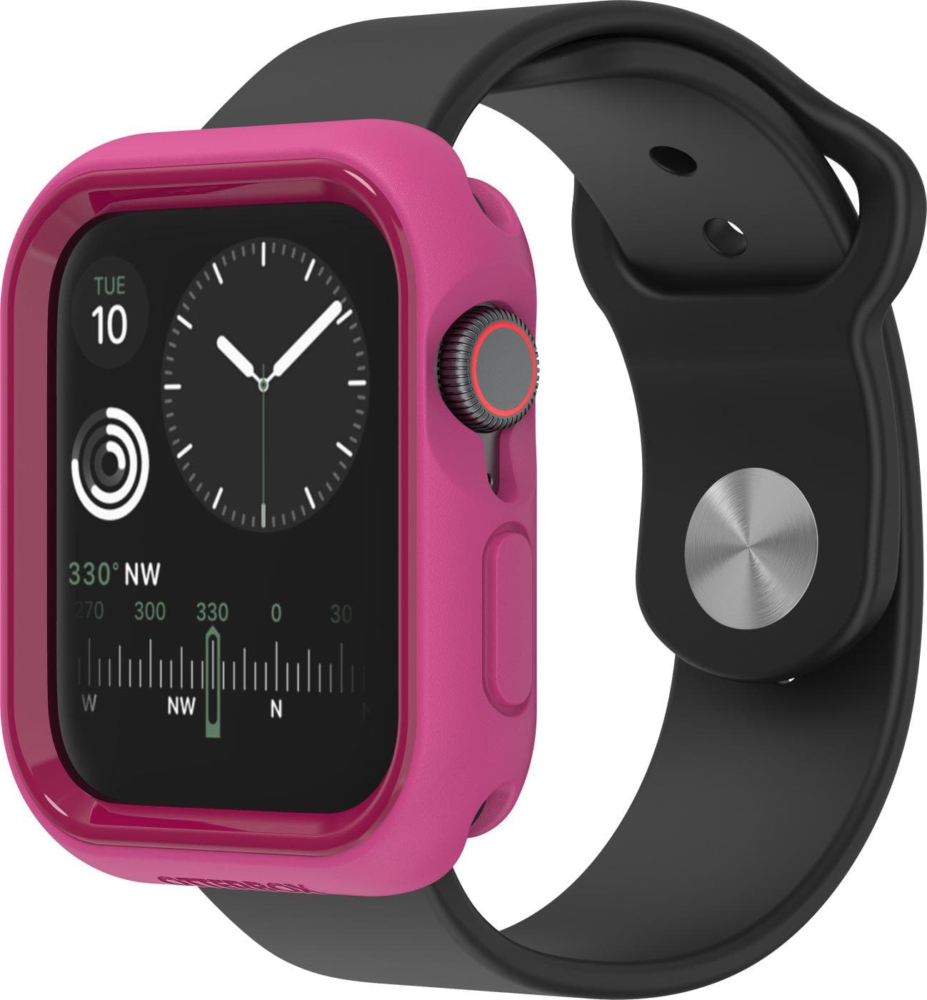 Хибриден удароустойчив кейс за Apple Watch 44мм - Otterbox Exo Edge Case (розов)