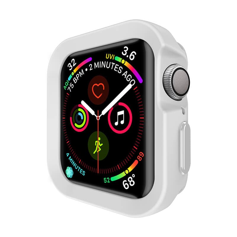 Удароустойчив силиконов (TPU) кейс за Apple Watch 44мм - SwitchEasy Colors Case (бял)