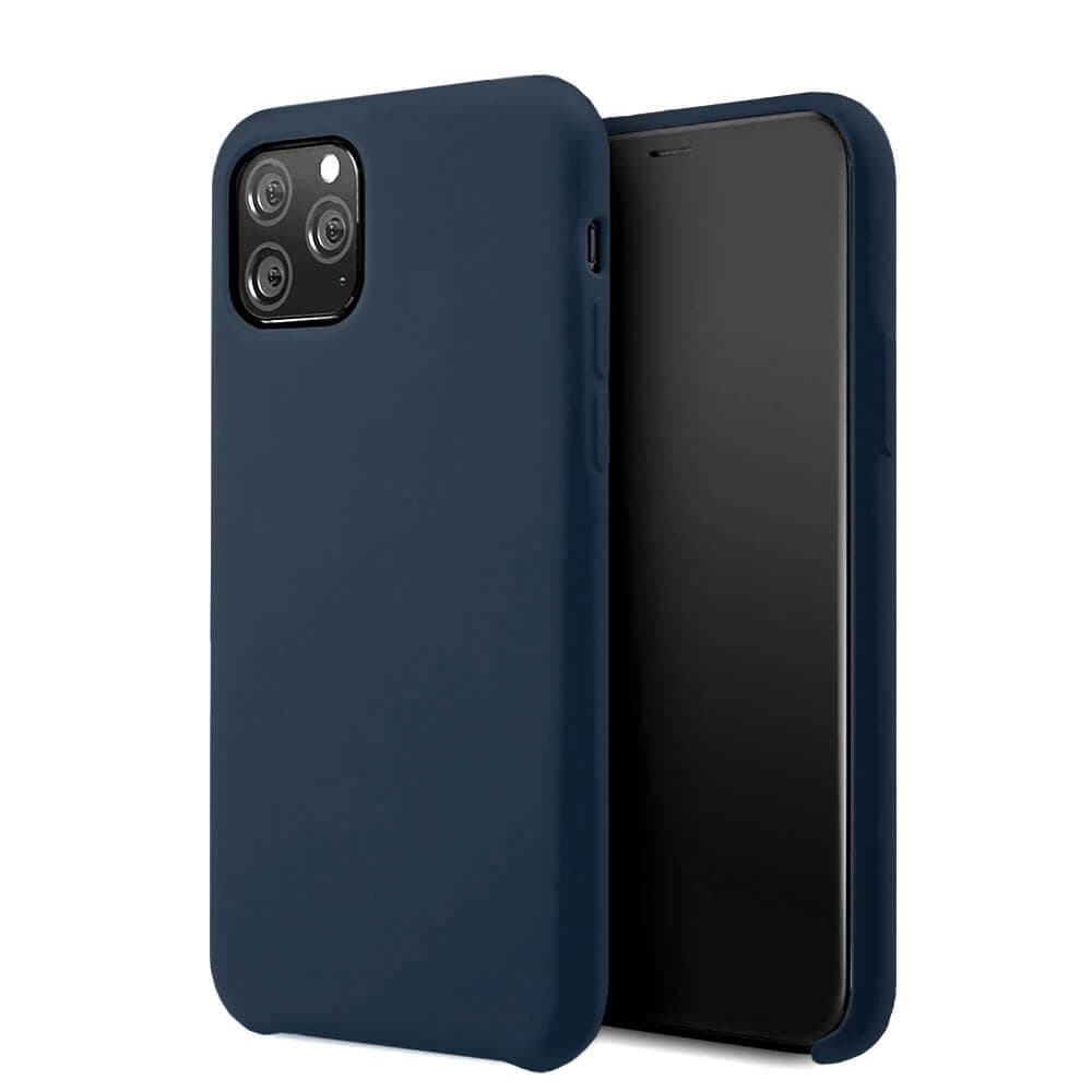 Силиконов (TPU) калъф за Xiaomi Redmi 9 - Vennus Silicone Case Lite (тъмносин)