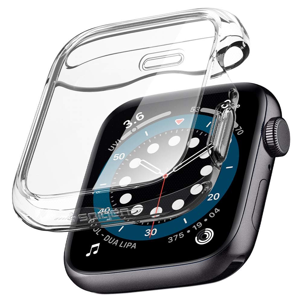 Хибриден кейс с висока степен на защита за Apple Watch 44мм - Spigen Ultra Hybrid Case (прозрачен)