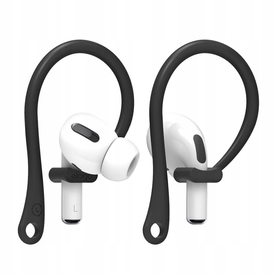Силиконови кукички за Apple AirPods Pro - Elago AirPods Pro EarHooks (черен)