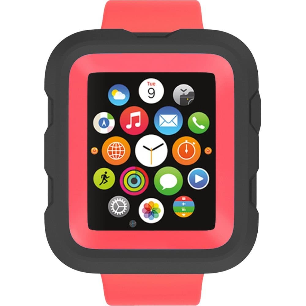 Хибриден кейс с най-висока степен на защита за Apple Watch 42мм - Griffin Survivor Watch Case (розов)