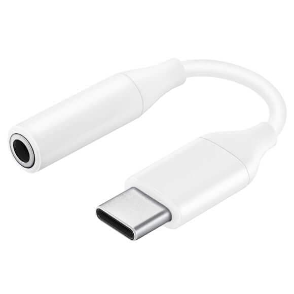 Активен адаптер USB-C към 3.5 мм. за устройства с USB-C порт (бял) - Samsung EE-UC10JUWEG USB-C to 3.5 mm Adapter (bulk)
