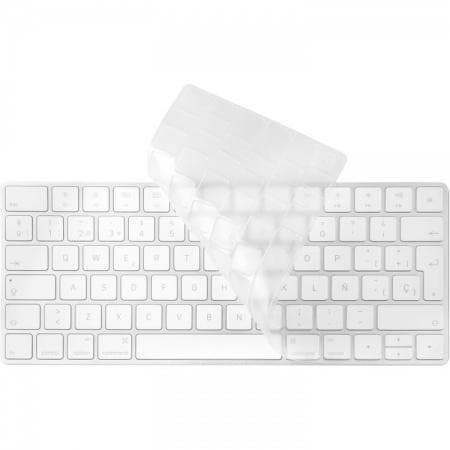 Силиконов протектор (покритие) за клавиатура Apple Magic Keyboard (прозрачен) - Silicone Keyboard Protector (EU layout)