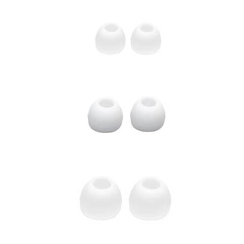 Силиконови тапи за слушалки (размер S, M и L) - Samsung Silicone Earbuds Tips (бял)