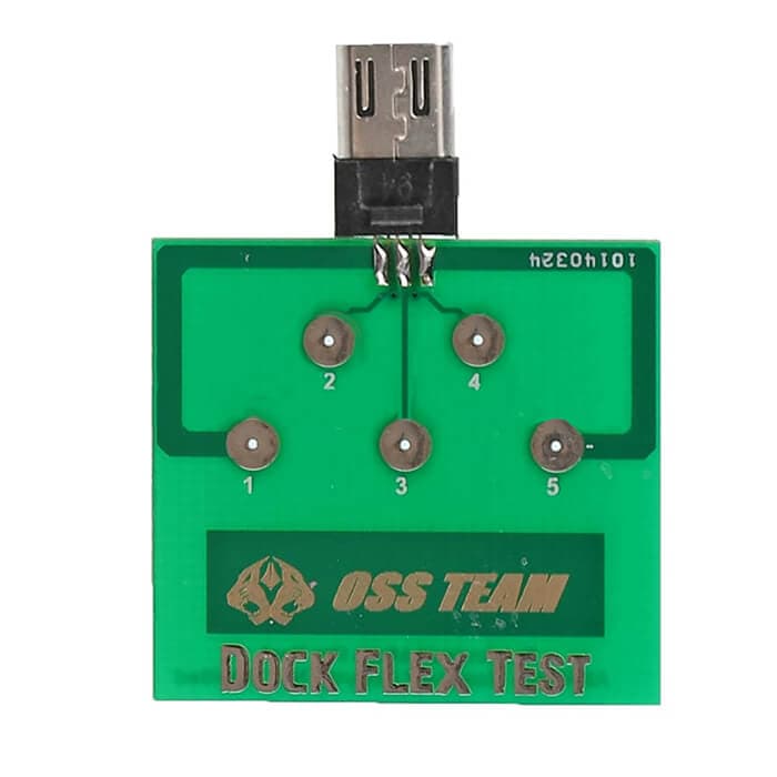 Тестова платка за microUSB конектори - MicroUSB Dock Pin Test Board