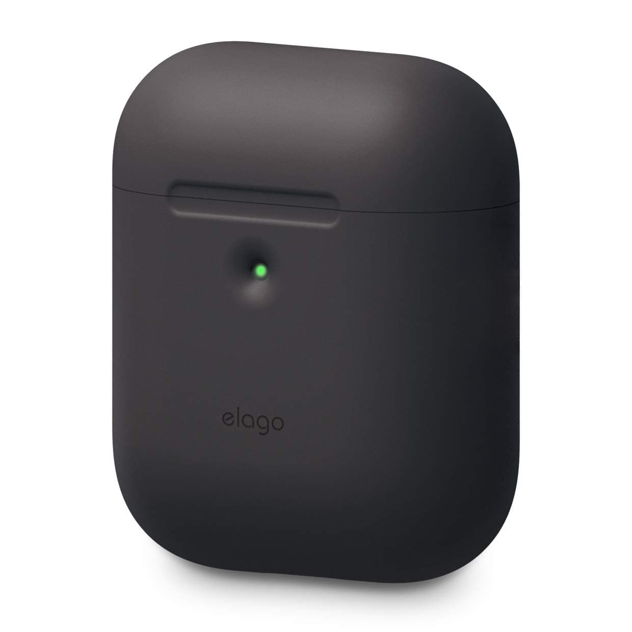 Силиконов калъф за Apple Airpods 2 with Wireless Charging Case - Elago Airpods Silicone Case (черен)