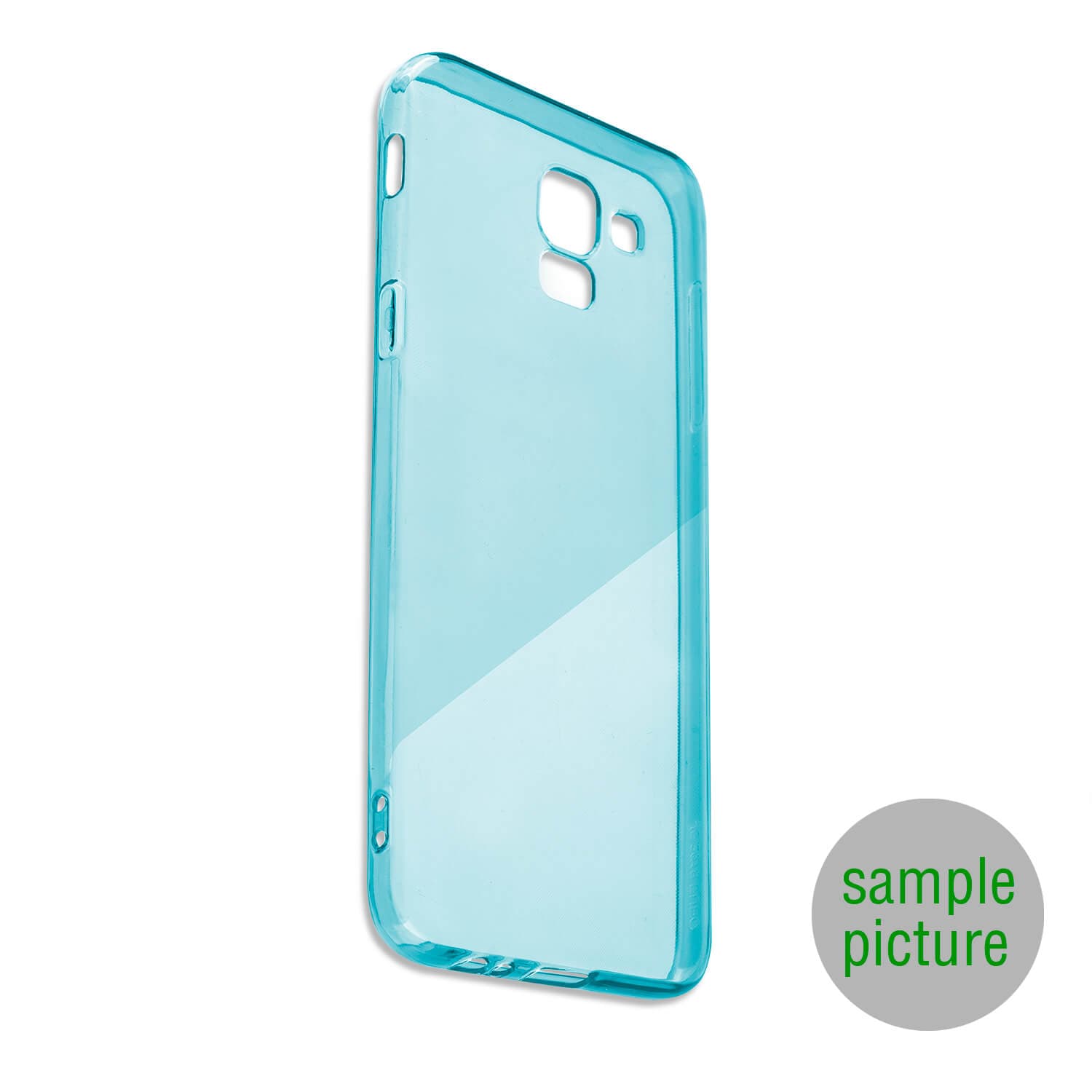 Тънък силиконов кейс за Samsung Galaxy A10 (син) - 4smarts Soft Cover Invisible Slim (bulk)