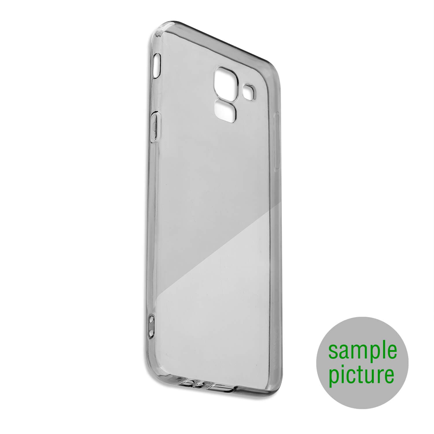 Тънък силиконов кейс за Huawei Y6 (2018) - 4smarts Soft Cover Invisible Slim (черен)