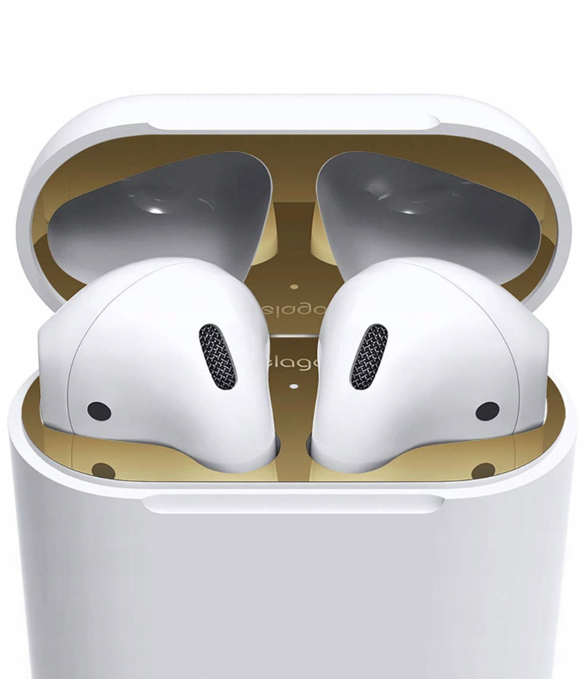 Комплект метални предпазители против прах за Apple AirPods - Elago AirPods Dust Guard (златист)