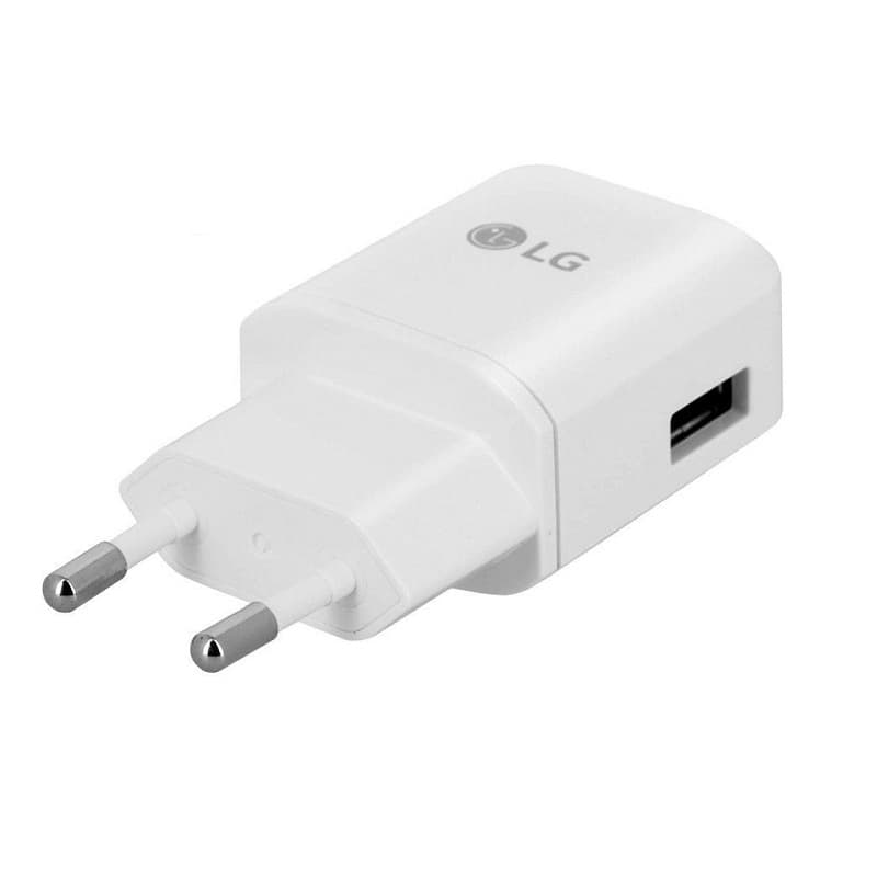 Захранване с USB изход и технология за бързо зареждане (бял) - LG USB Fast Charger MCS-H06EP/ED (bulk)