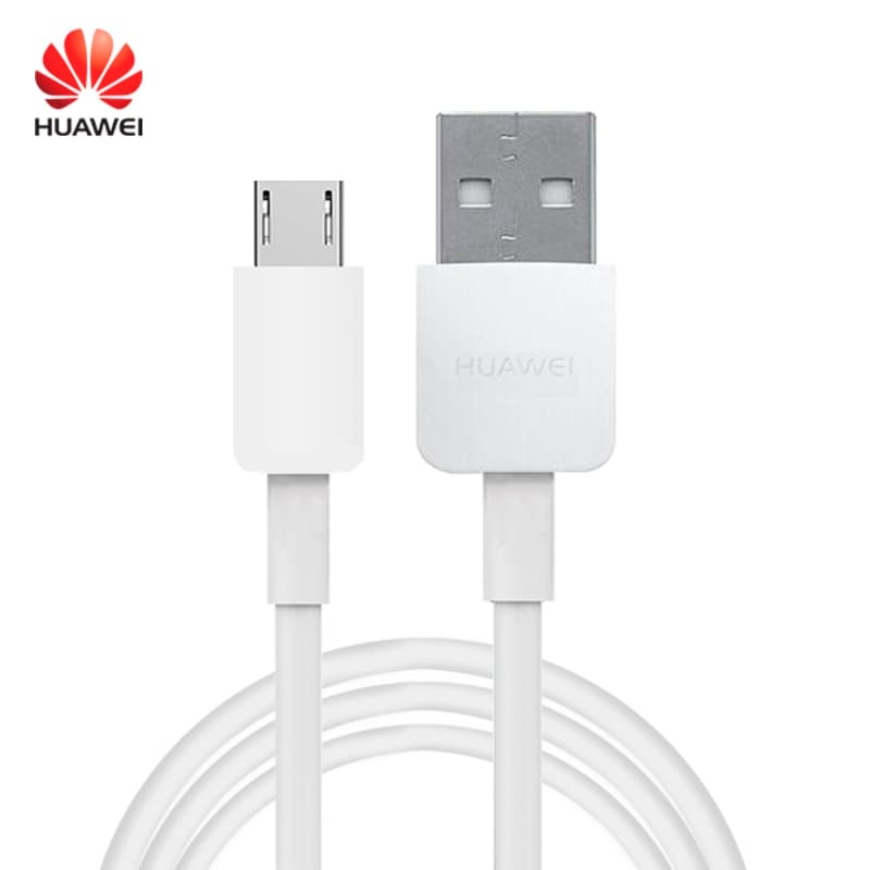 Оригинален microUSB кабел за Huawei мобилни телефони (100 cm) (бял) - Huawei microUSB Cable (bulk)