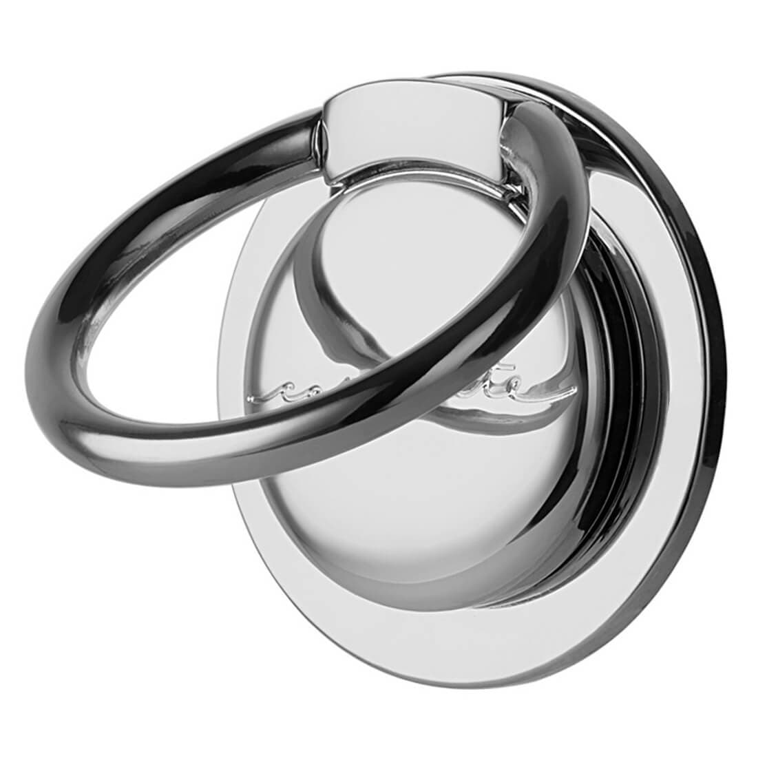 Поставка и аксесоар против изпускане на вашия смартфон - CaseMate Matte Ring Silver (сребрист)