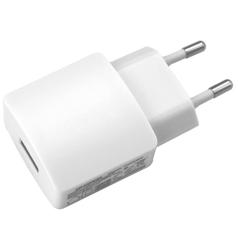 Захранване за ел. мрежа (2A) за мобилни устройства (бял) - Huawei Travel Charger 2000mA HW-050200E3W (bulk)