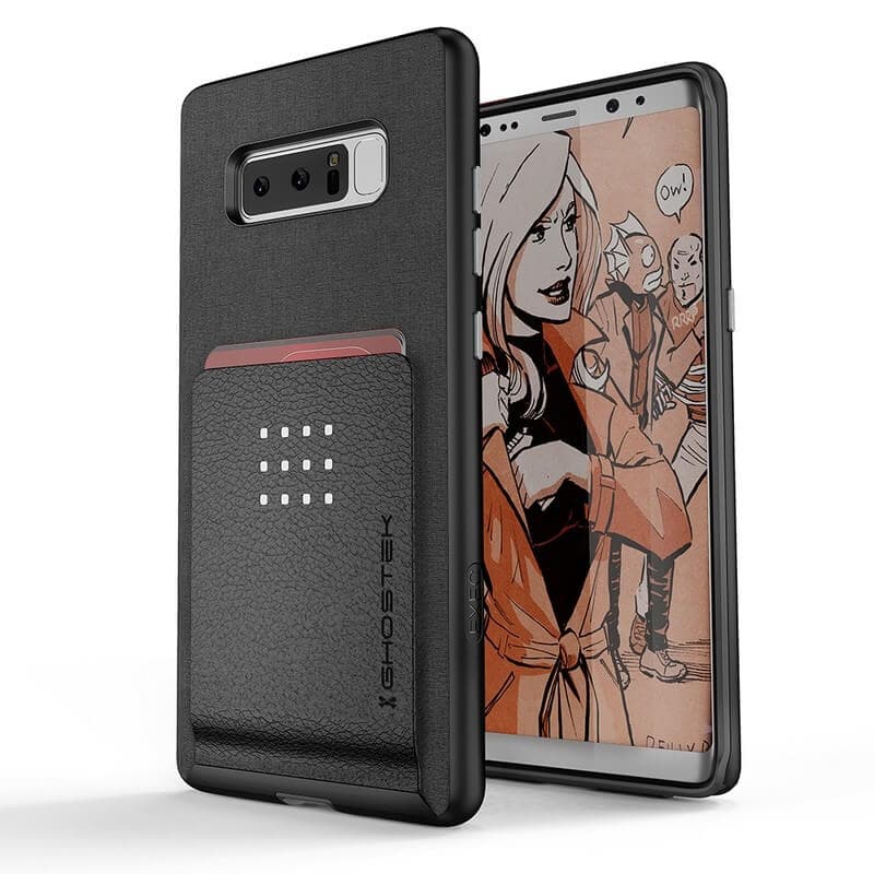 Удароустойчив кейс за Samsung Galaxy Note 8 - Ghostek Exec Shockproof Case (черен)