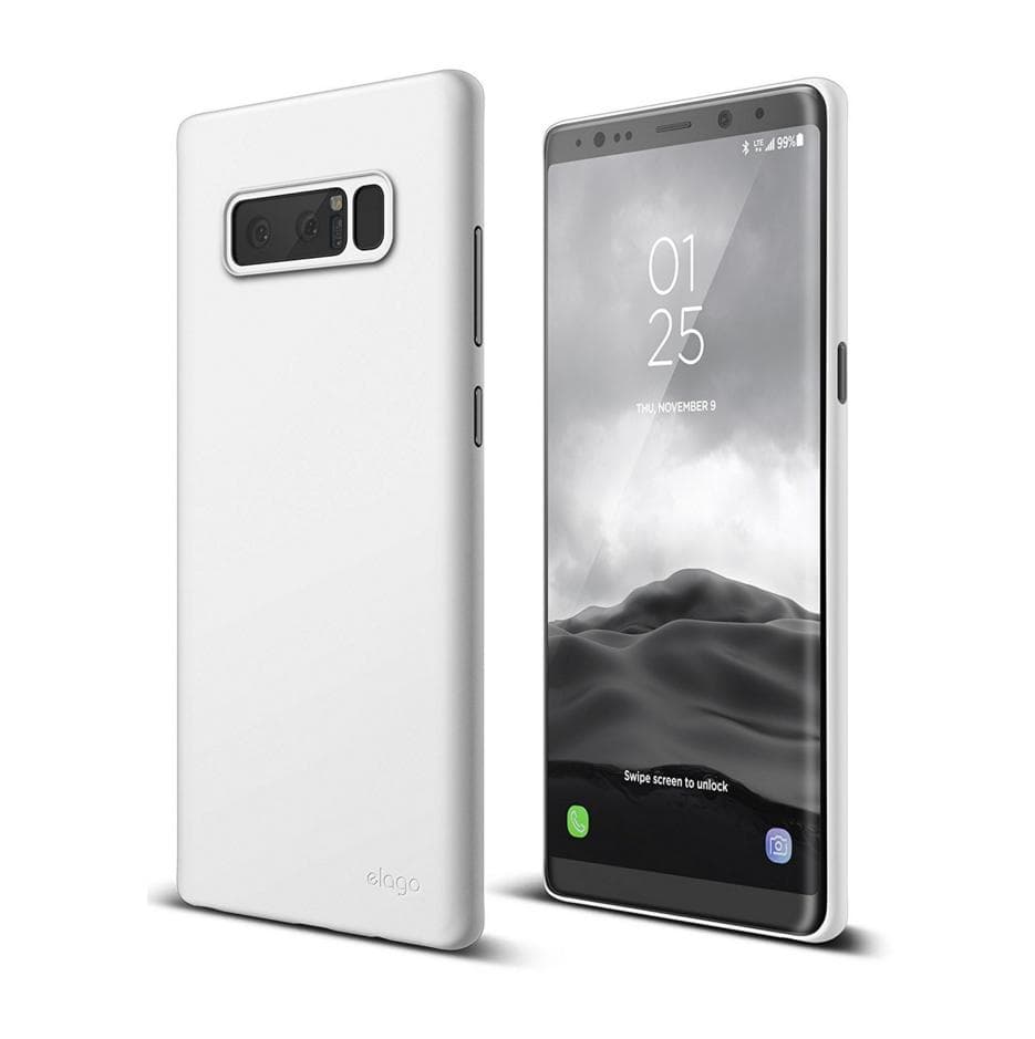 Тънък полипропиленов кейс (0.3 mm) за Samsung Galaxy Note 8 - Elago Origin Case (бял)
