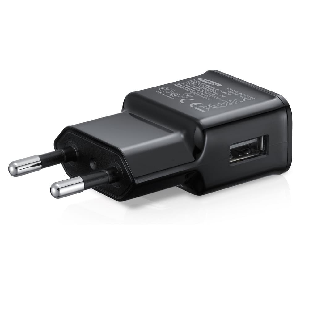 Захранване с USB изход за Samsung мобилни устройства (черен) - Samsung Travel 2А Charger ETA-U90EBE (bulk)