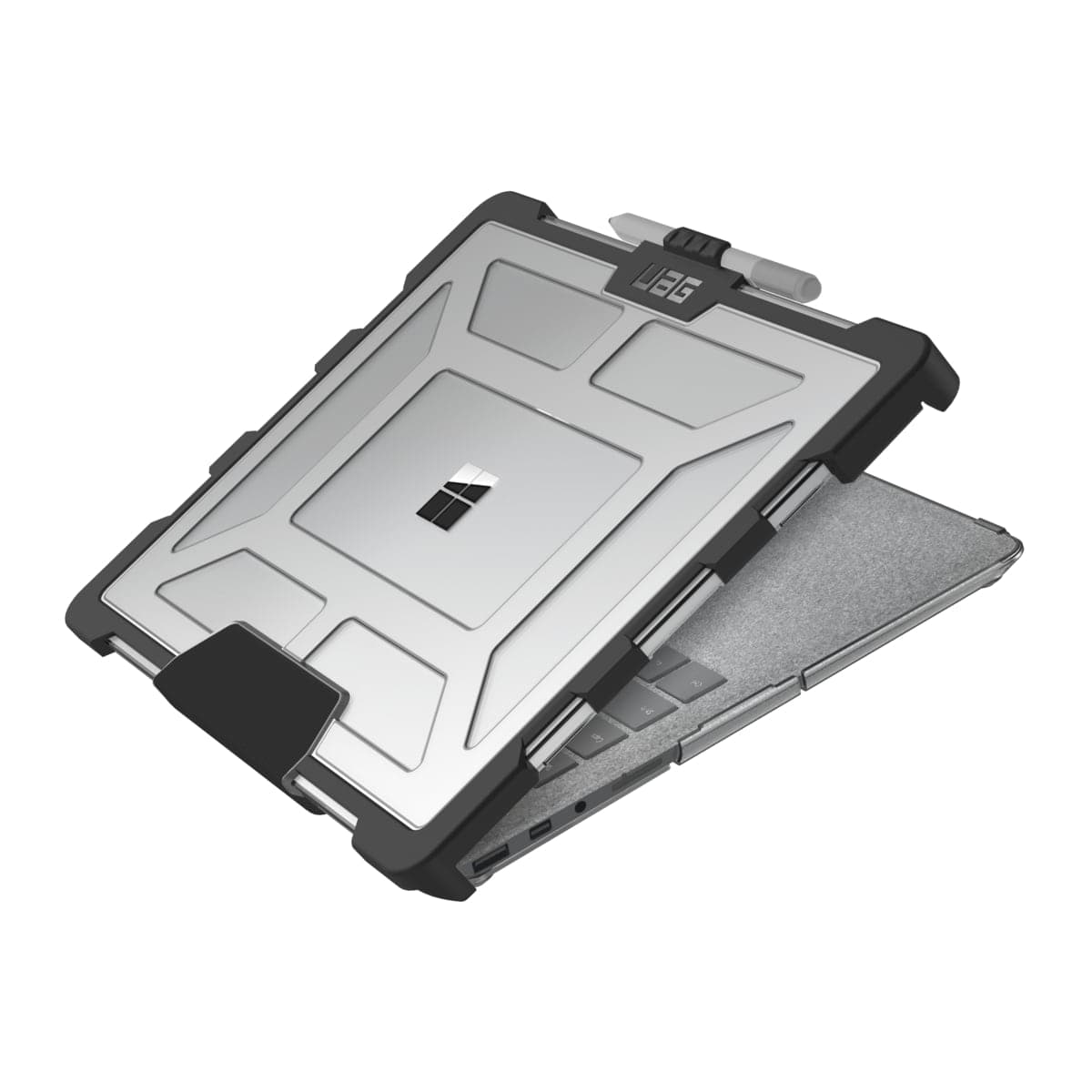 Удароустойчив хибриден кейс от най-висок клас за Microsoft Surface Laptop - Urban Armor Gear Case (прозрачен)