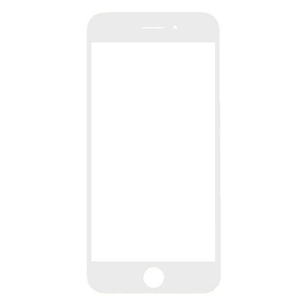 Оригинално резервно калено външно стъкло за iPhone 8, iPhone 7 - Apple iPhone 8, iPhone 7 Glass (бял)